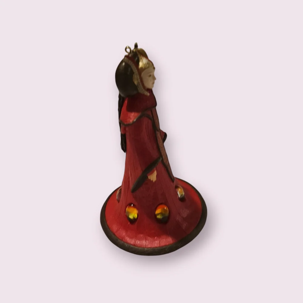 Vintage 1999 Hallmark Star Wars Queen Amidala Ornament Red Episode 1